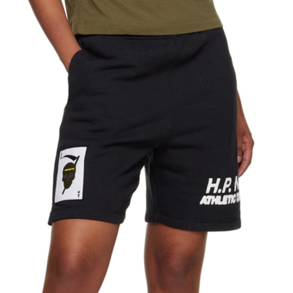 Heron Preston Black ‘H.P. N.Y.’ Sweat Short - Picture 1 of 4
